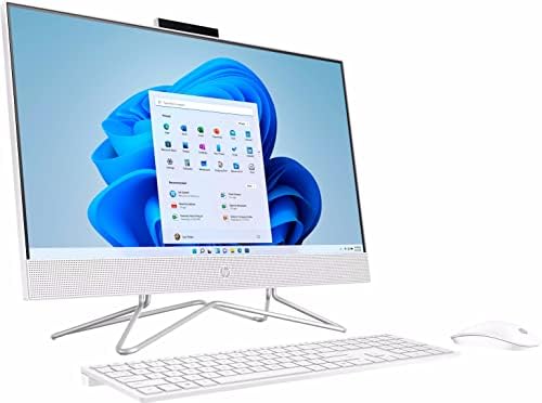 2022 שולחן העבודה האחרון של HP All-in-One | מסך מגע 24 אינץ 'FHD IPS | אינטל 2 ליבות I3-1115G4 | 12GB